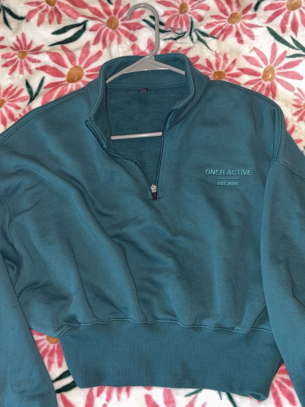 Oner active marine teal sweatshirt